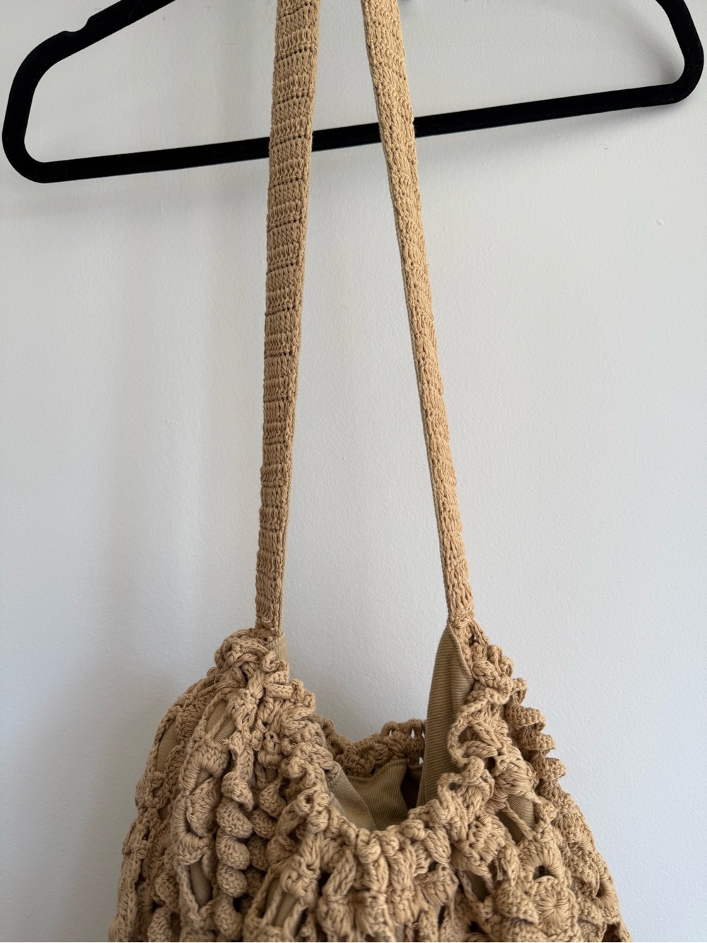 Rebecca Taylor Floral Crochet Jellyfish Bag NWT Goldenrod - Picture 7 of 16